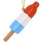 Tree Buddees Retro Patriotic Red White and Blue Popsicle Christmas Ornament